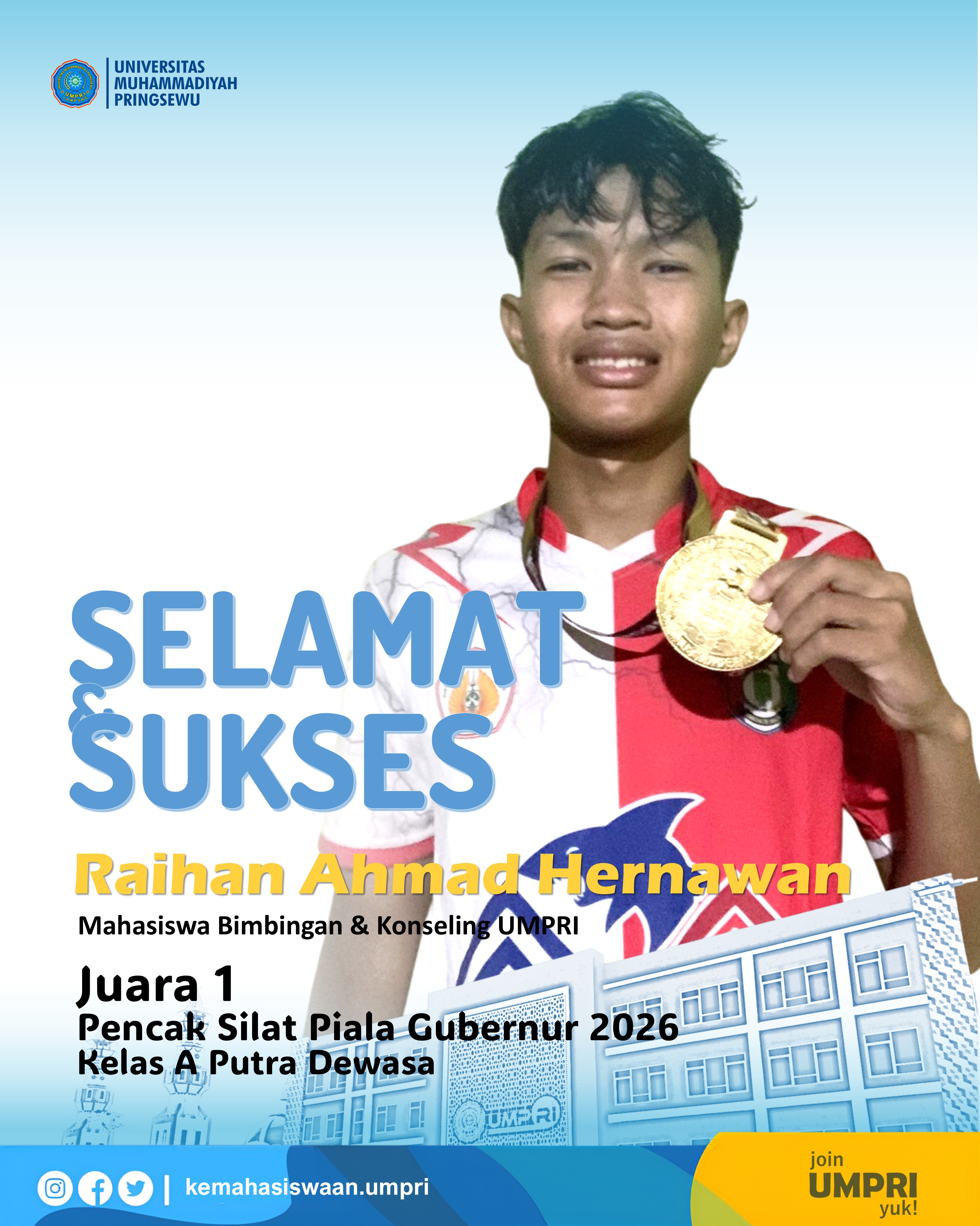 Selamat Raihan Ahmad Hernawan!